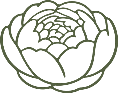 Outline Peony Icon
