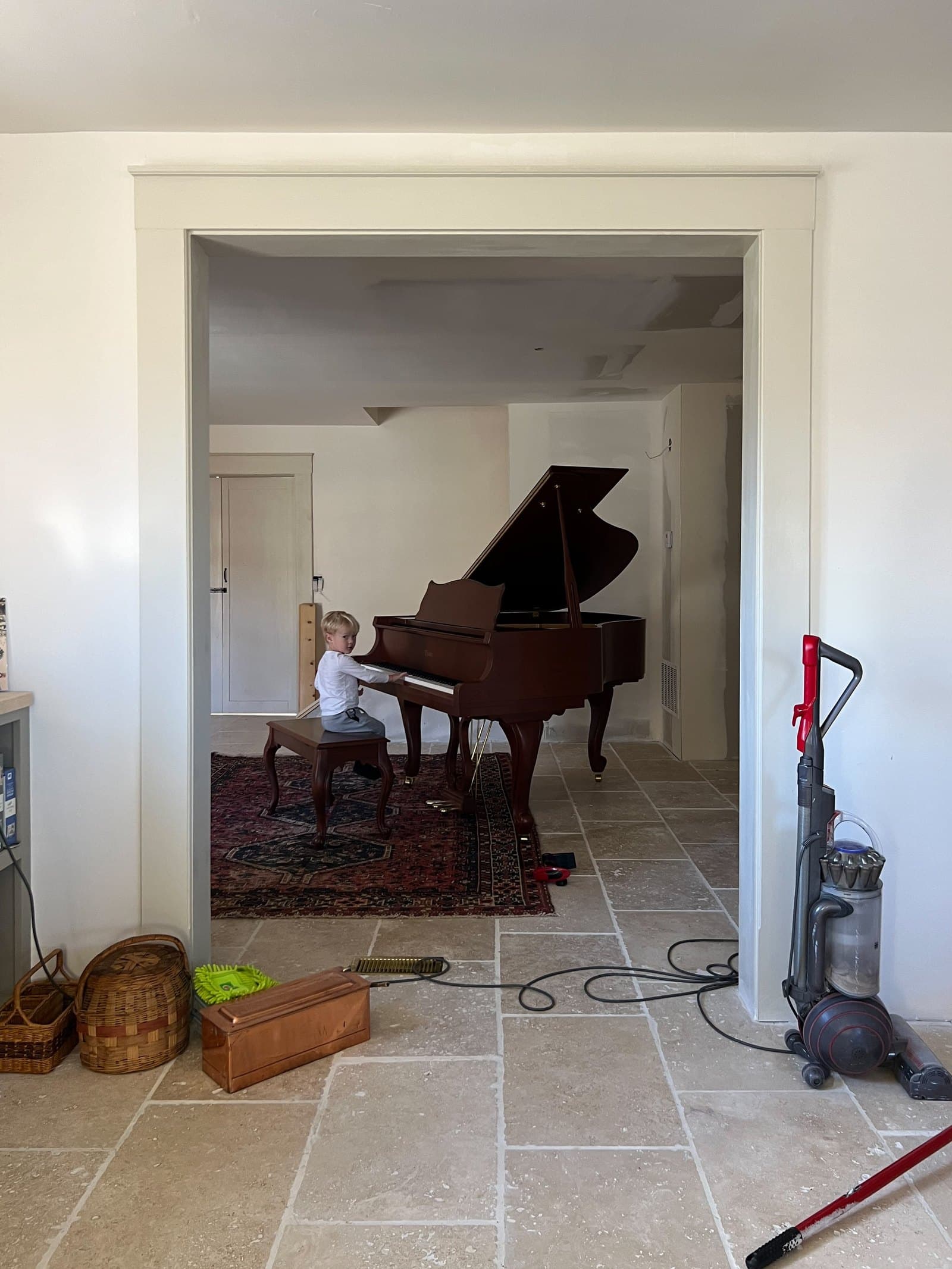 Piano in the front room