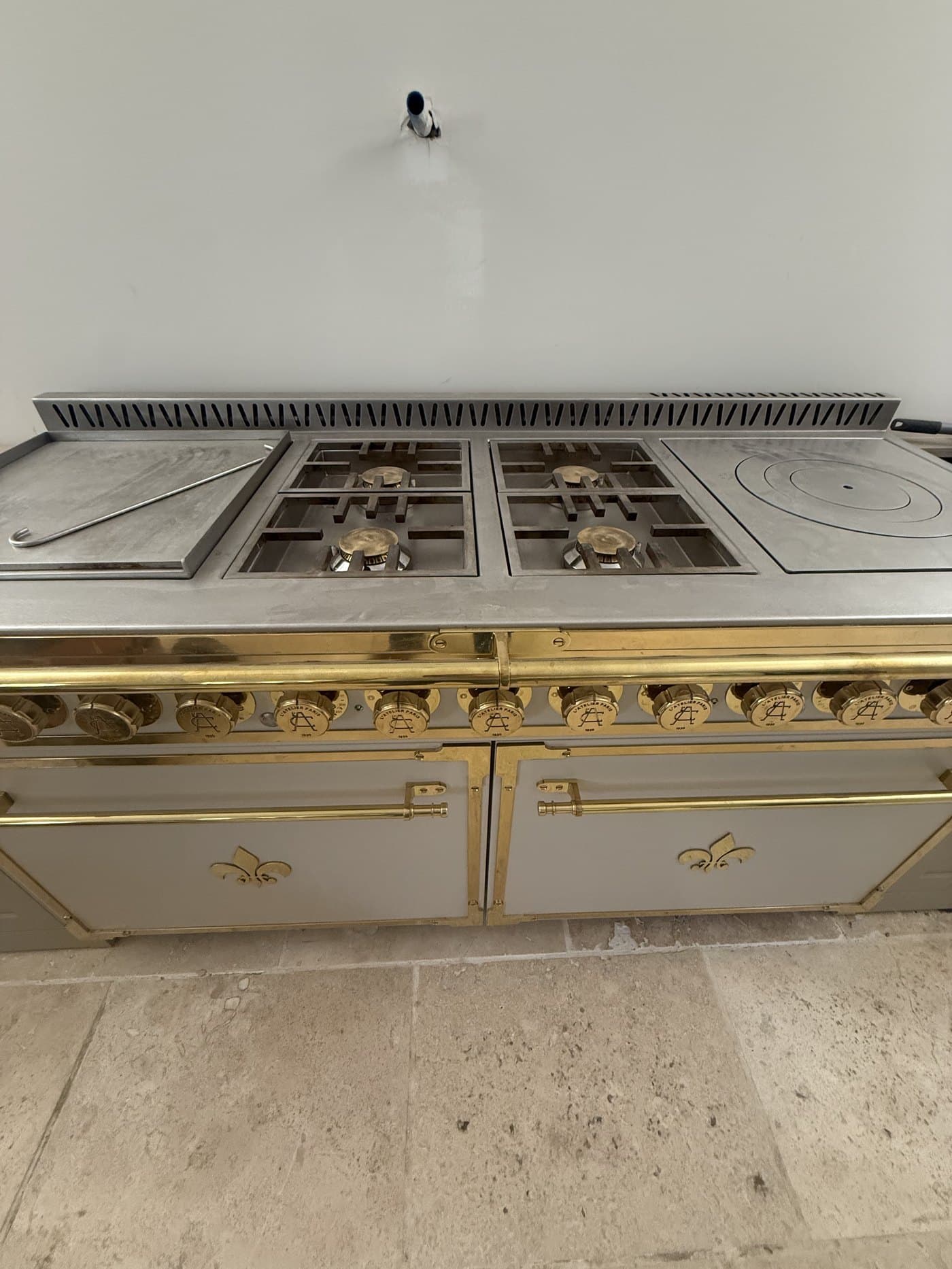 Brass and enamel range
